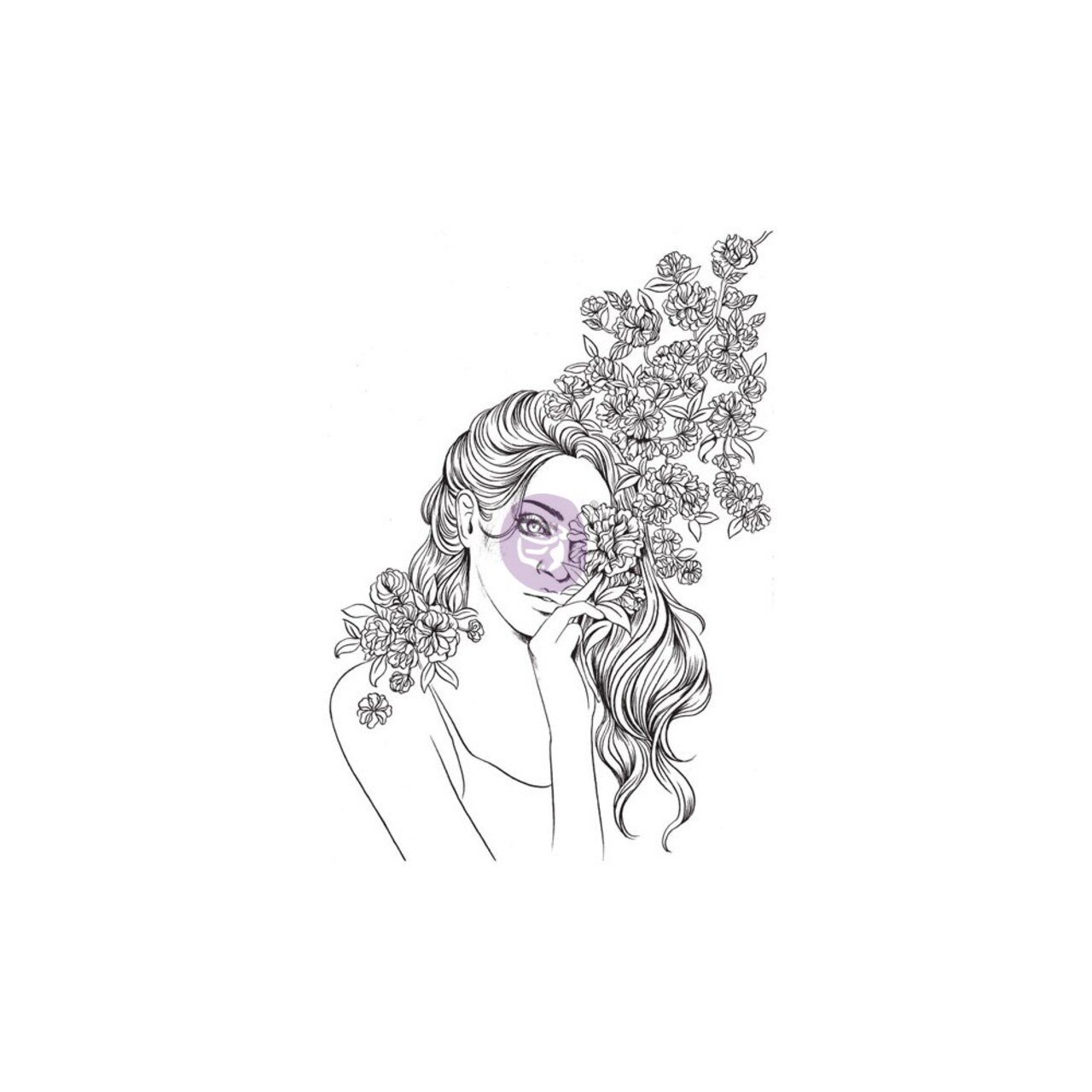 Prima Marketing Inc Cling Stamps-Prima Princesses-Amelie 655350590932